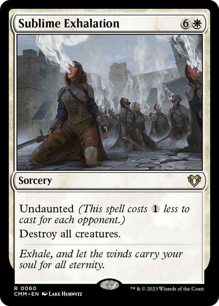 Sublime Exhalation [60] [Commander Masters] [Non-Foil]
