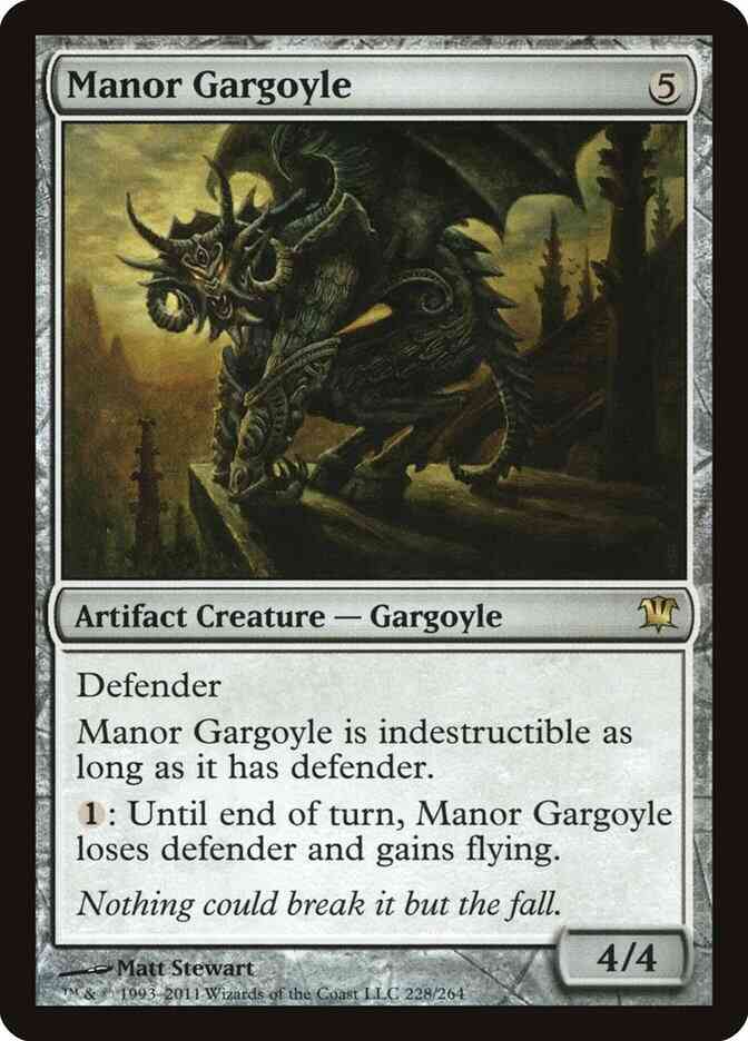 Manor Gargoyle [228] [Innistrad] [Non-Foil]