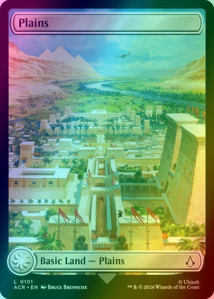 Plains [101] [Full Art] [Assassin's Creed] [Foil]