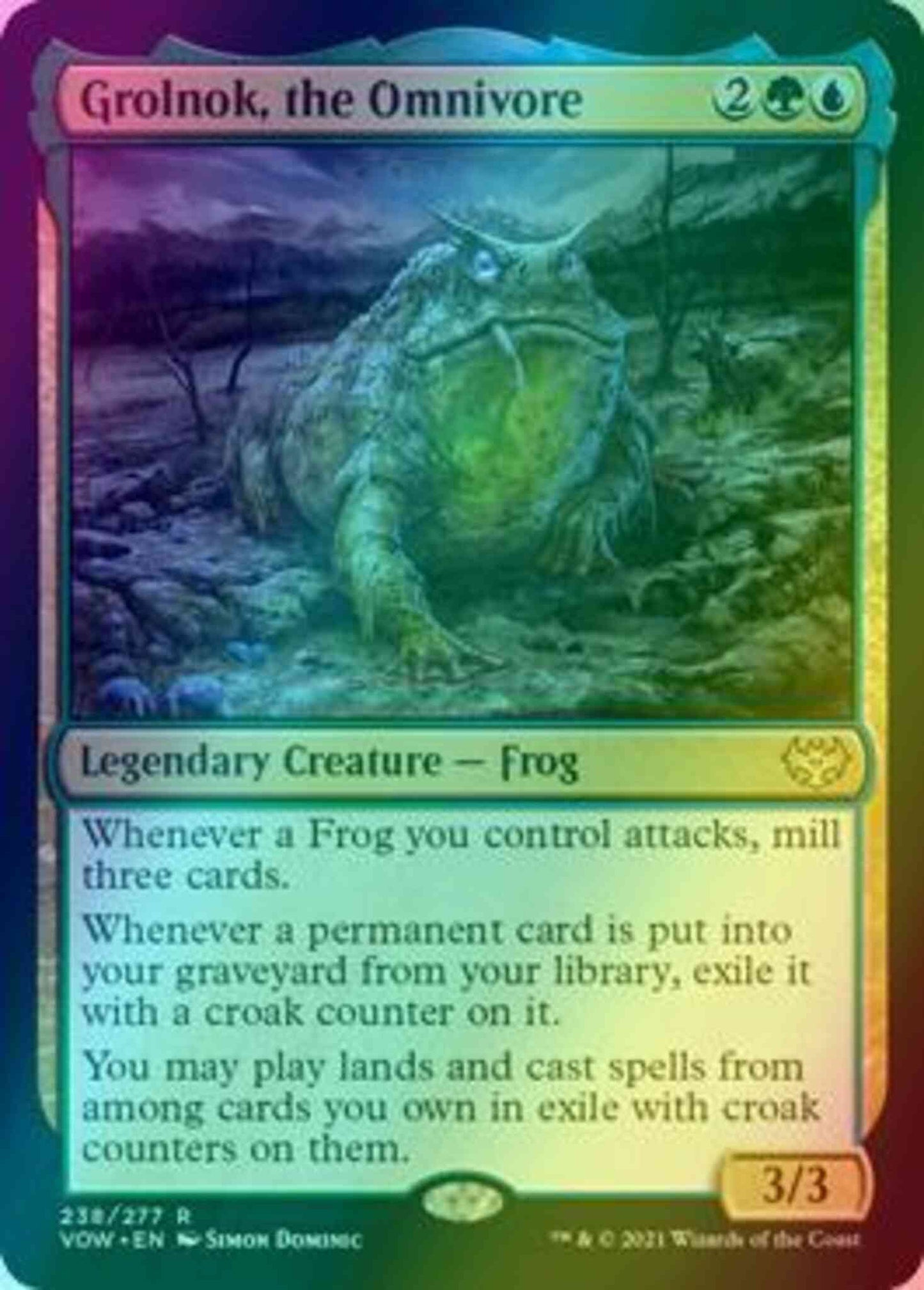 Grolnok, the Omnivore [238] [Innistrad: Crimson Vow] [Foil]