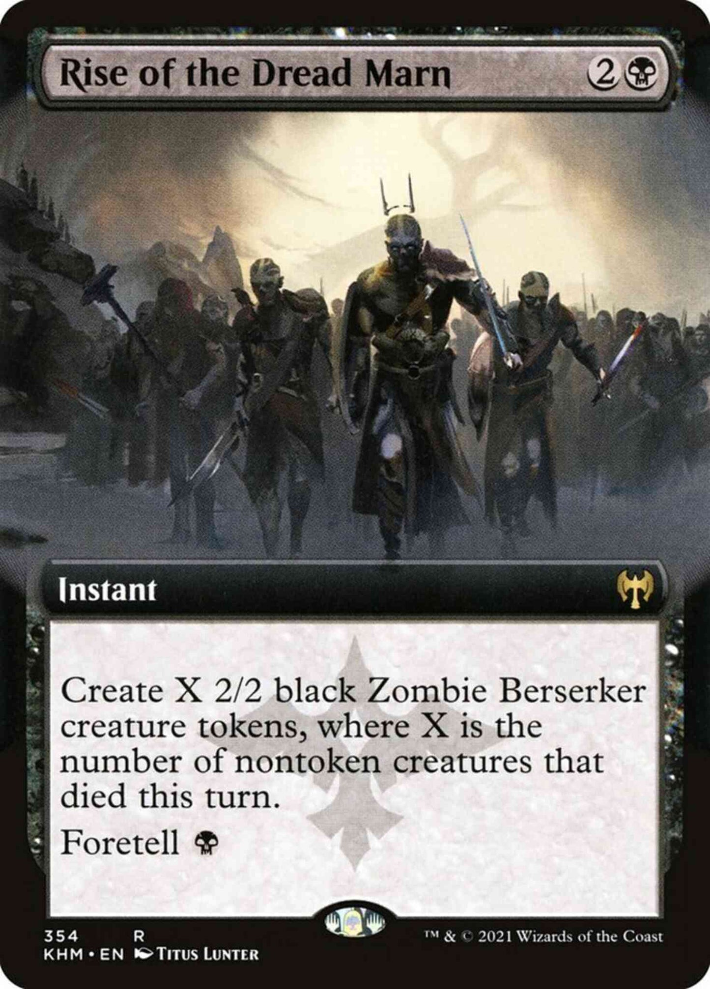 Rise of the Dread Marn [354] [Extended Art] [Kaldheim] [Non-Foil]