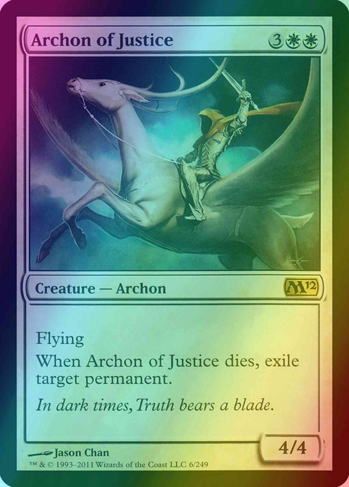 Archon of Justice [6] [Magic 2012] [Foil]