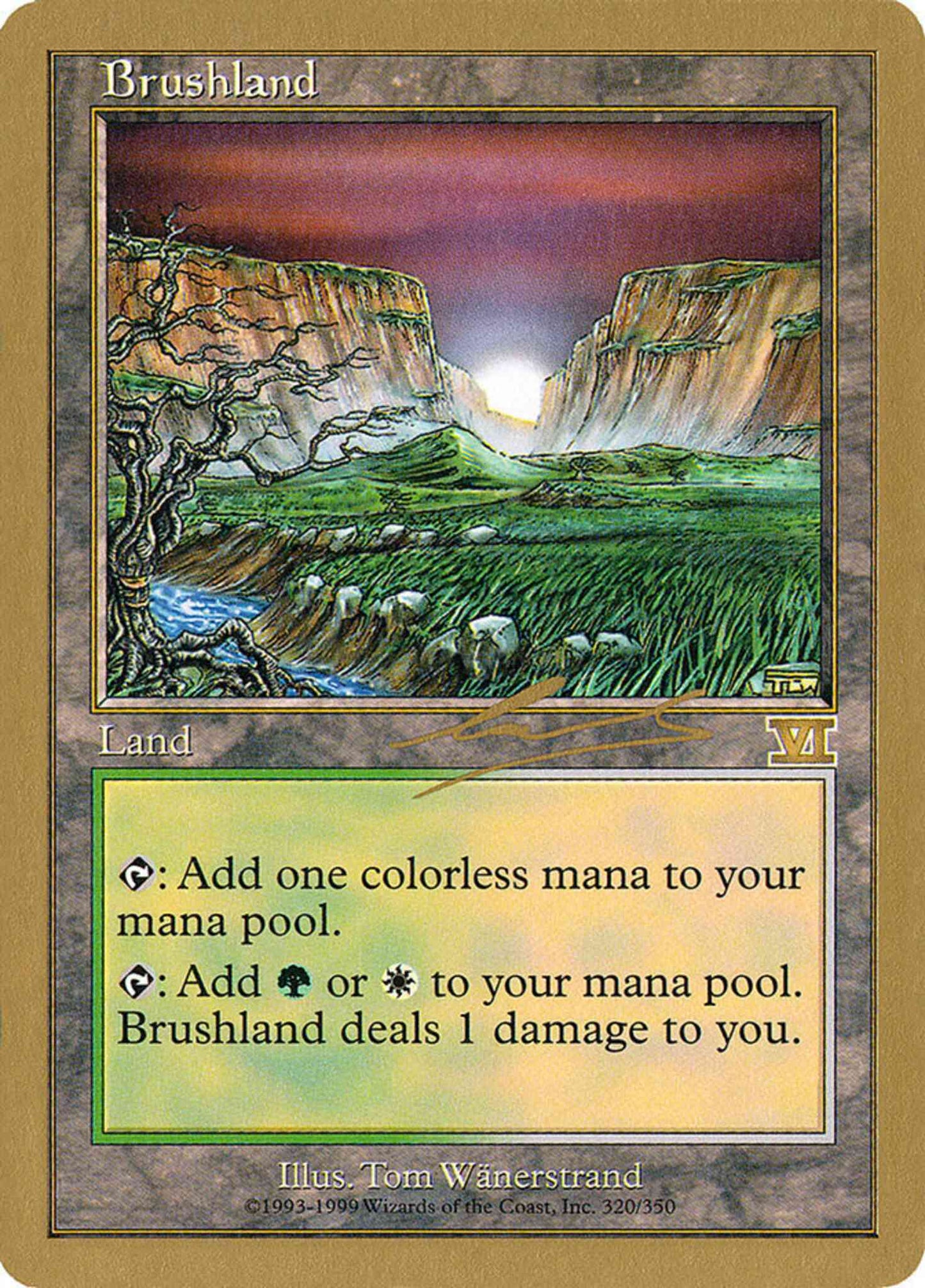Brushland [nl320] [World Championship Decks 2000] [Non-Foil]