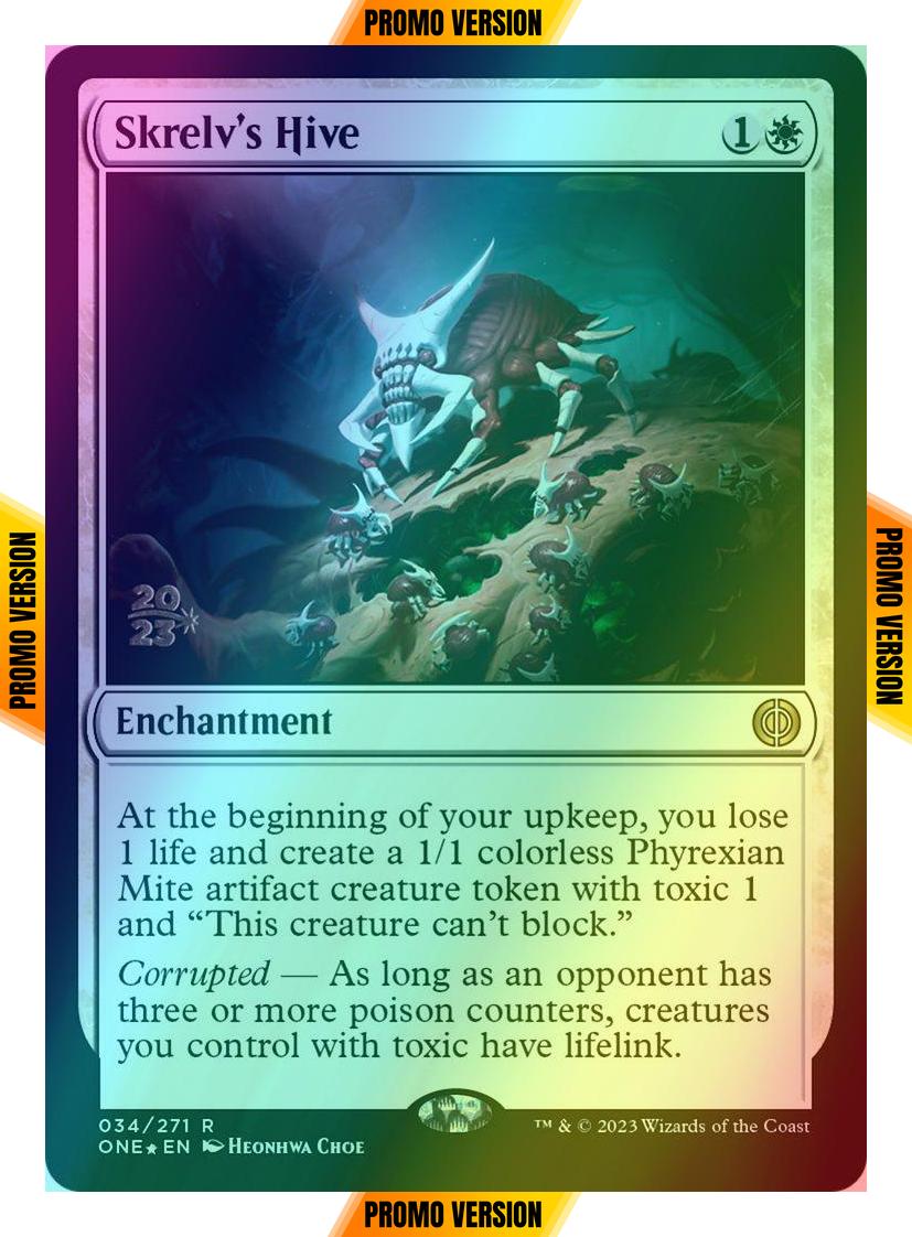 Skrelv's Hive [34s] [Prerelease] [Phyrexia: All Will Be One: Promos] [Foil]