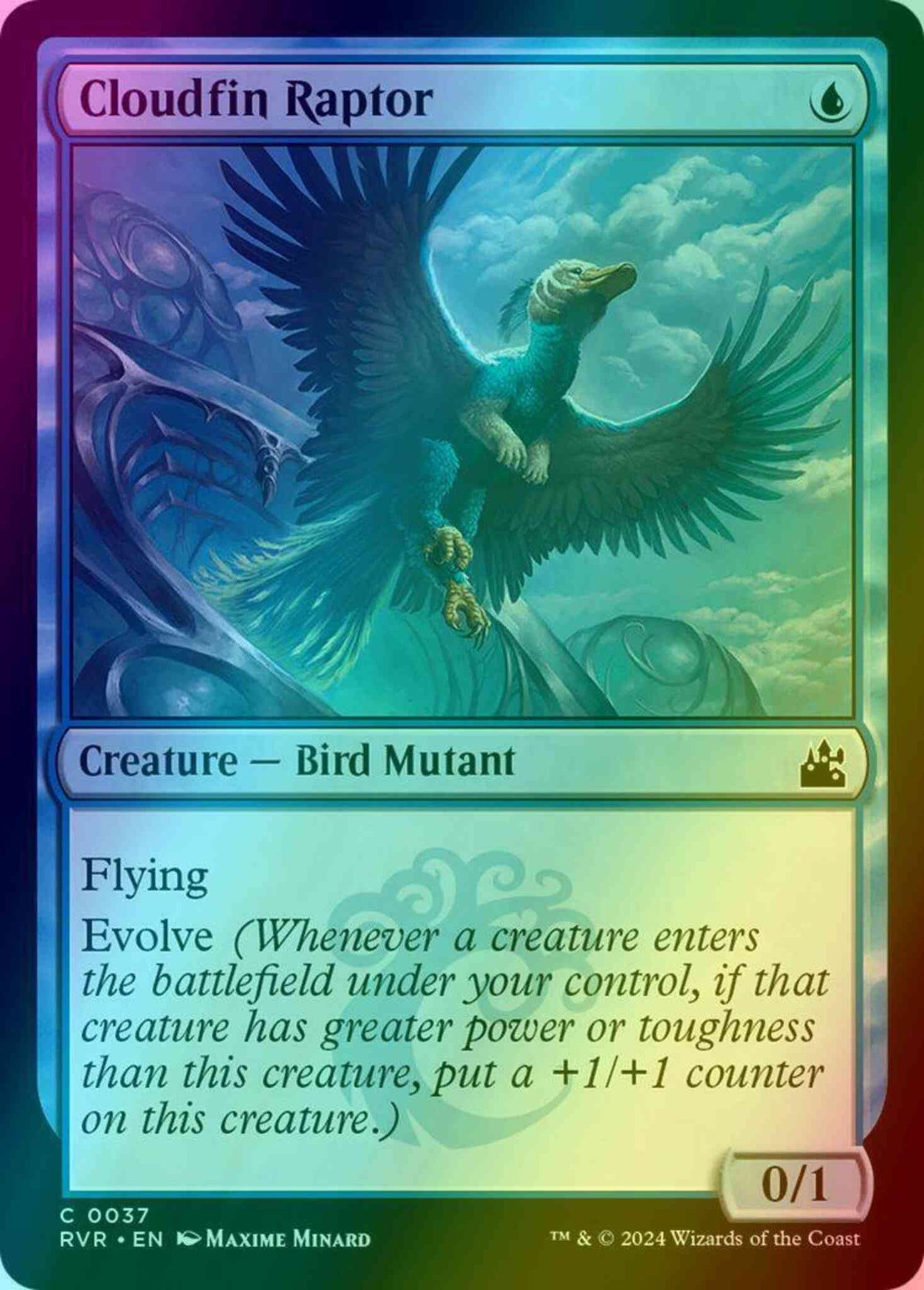 Cloudfin Raptor [37] [Ravnica Remastered] [Foil]