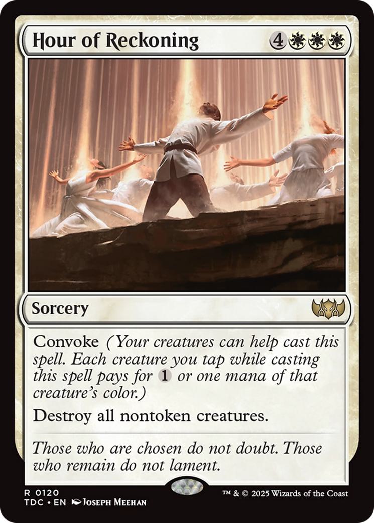Hour of Reckoning [120] [Tarkir: Dragonstorm: Commander] [Non-Foil]