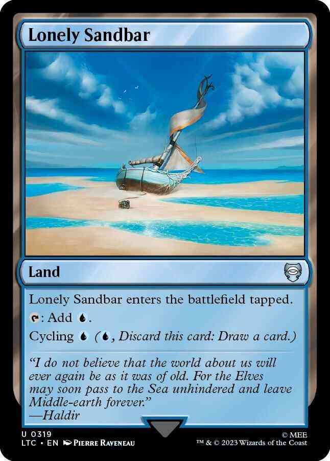 Lonely Sandbar [319] [The Lord of the Rings: Tales of Middle-earth: Commander] [Non-Foil]
