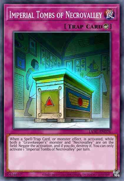 Imperial Tombs of Necrovalley - LVAL-EN076 - Secret Rare - Unlimited
