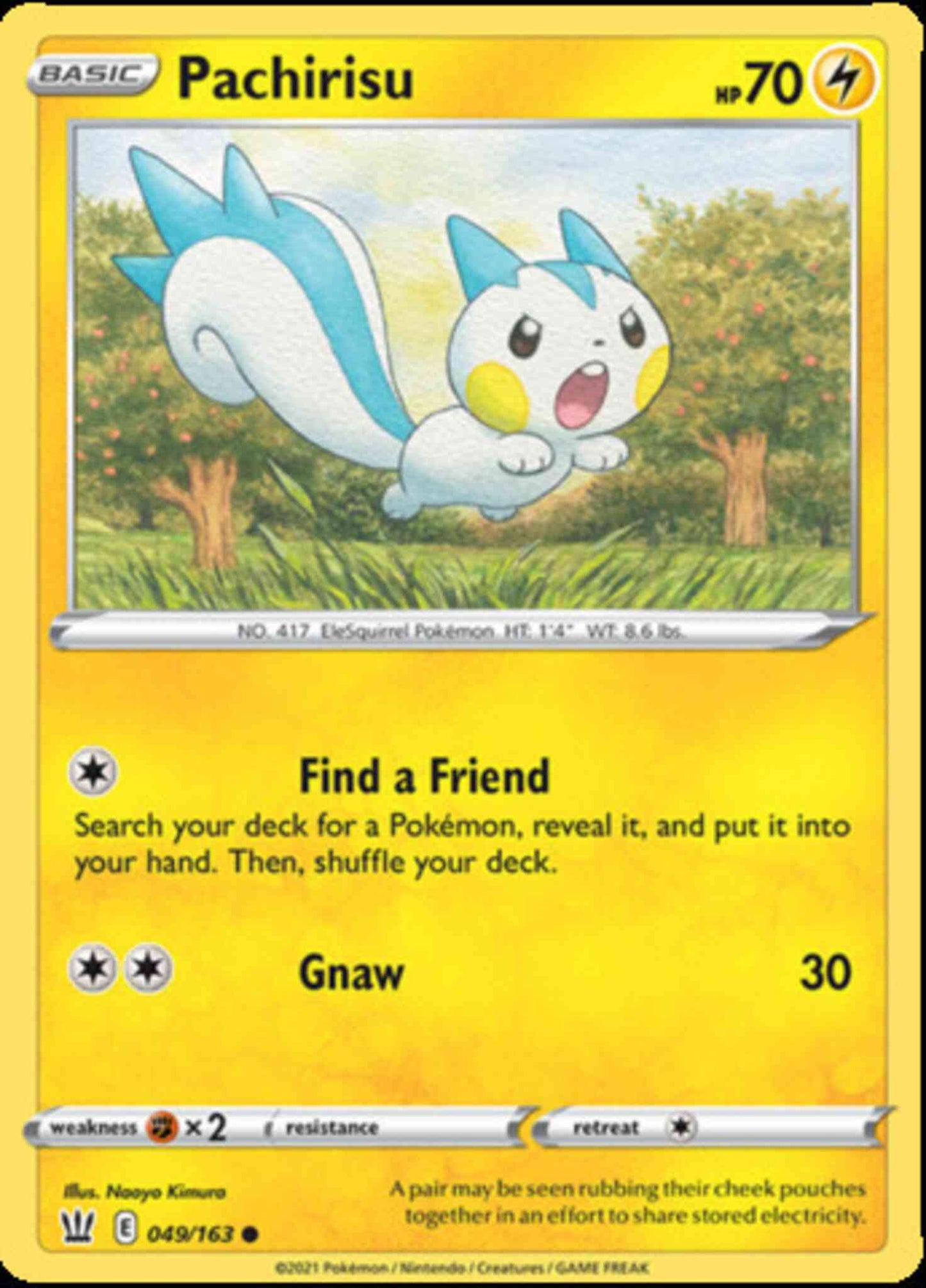 Pachirisu - 049/163 - Common [swsh5-049] [Non-Holo]