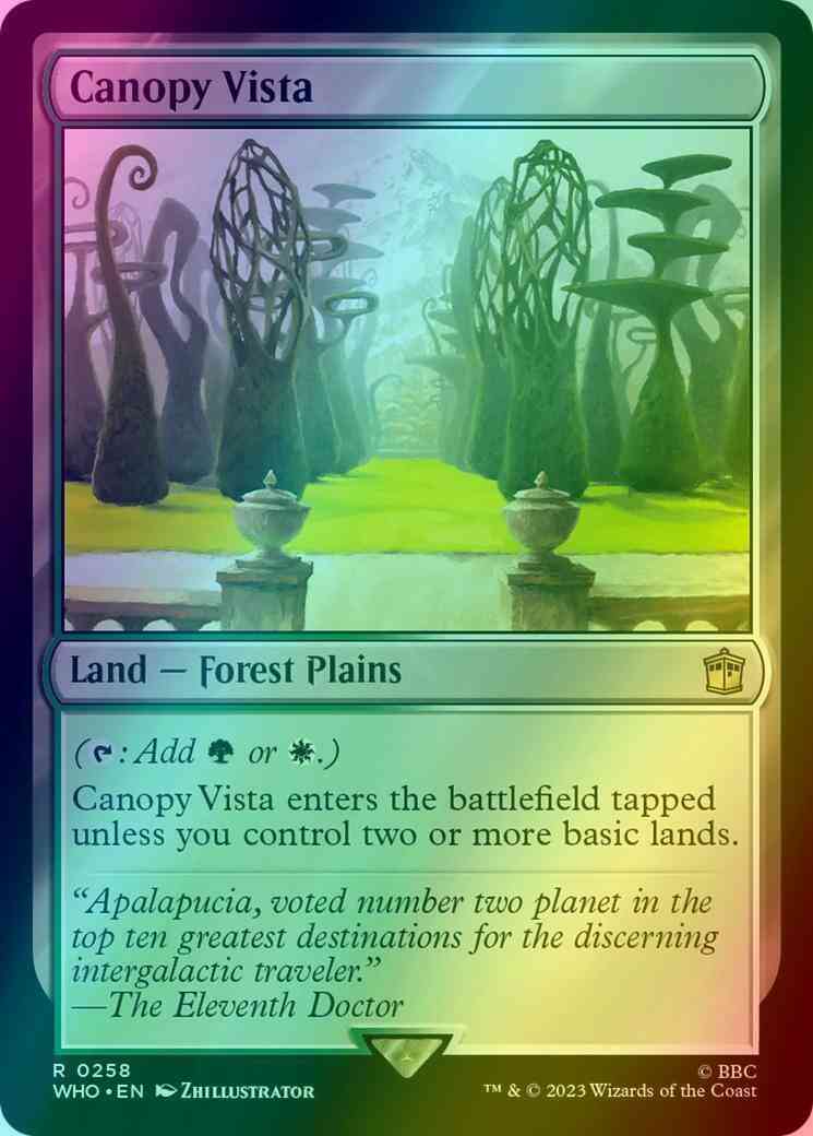 Canopy Vista [258] [Universes Beyond: Doctor Who] [Foil]
