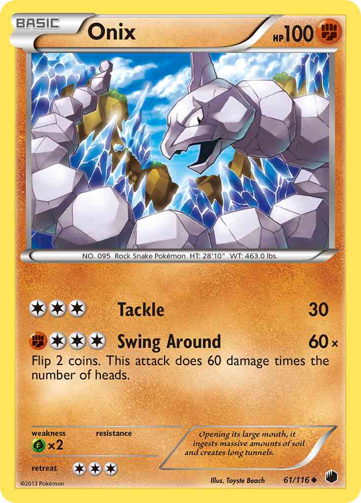 Onix - 61/116 - Uncommon [bw9-61] [Non-Holo]