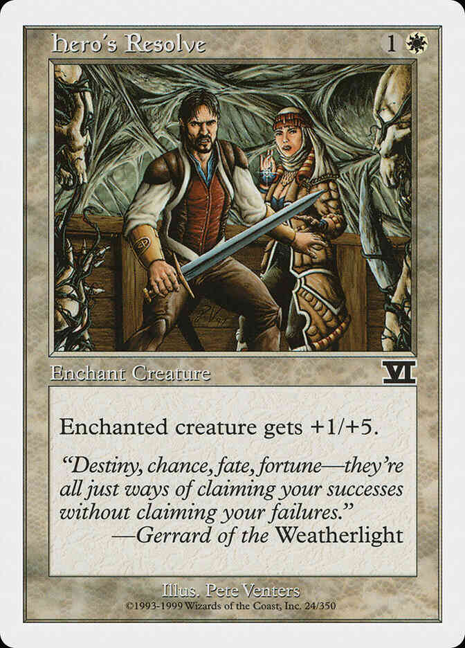 Hero's Resolve [24] [Classic Sixth Edition] [Non-Foil]