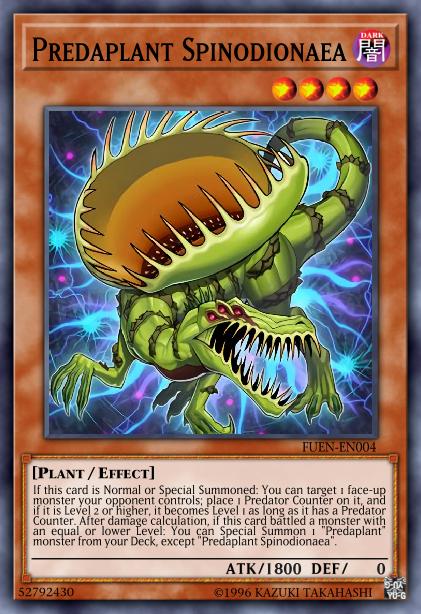 Predaplant Spinodionaea - FUEN-EN004 - Secret Rare - 1st Edition