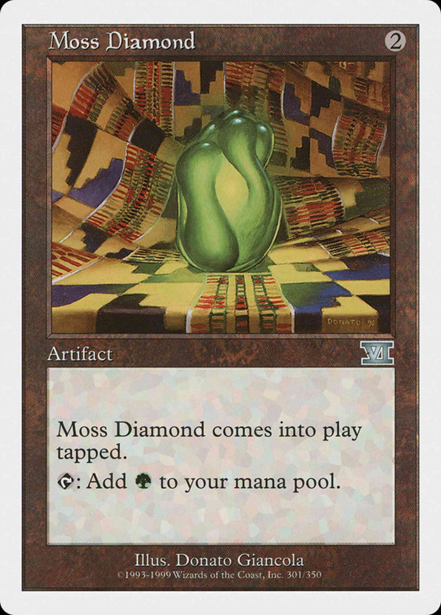 Moss Diamond [301] [Classic Sixth Edition] [Non-Foil]