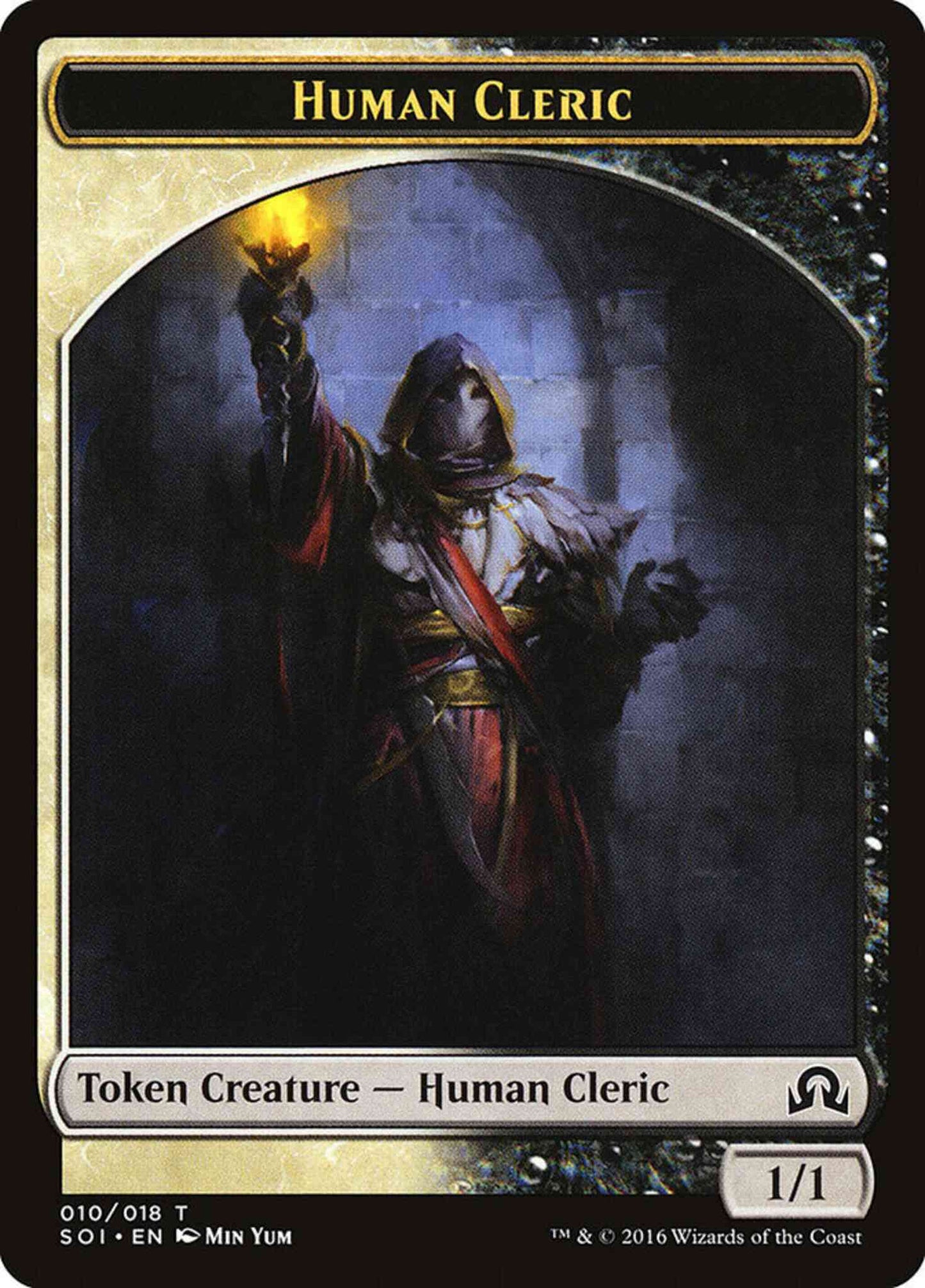 Human Cleric Token [10] [Shadows over Innistrad Tokens] [Non-Foil]