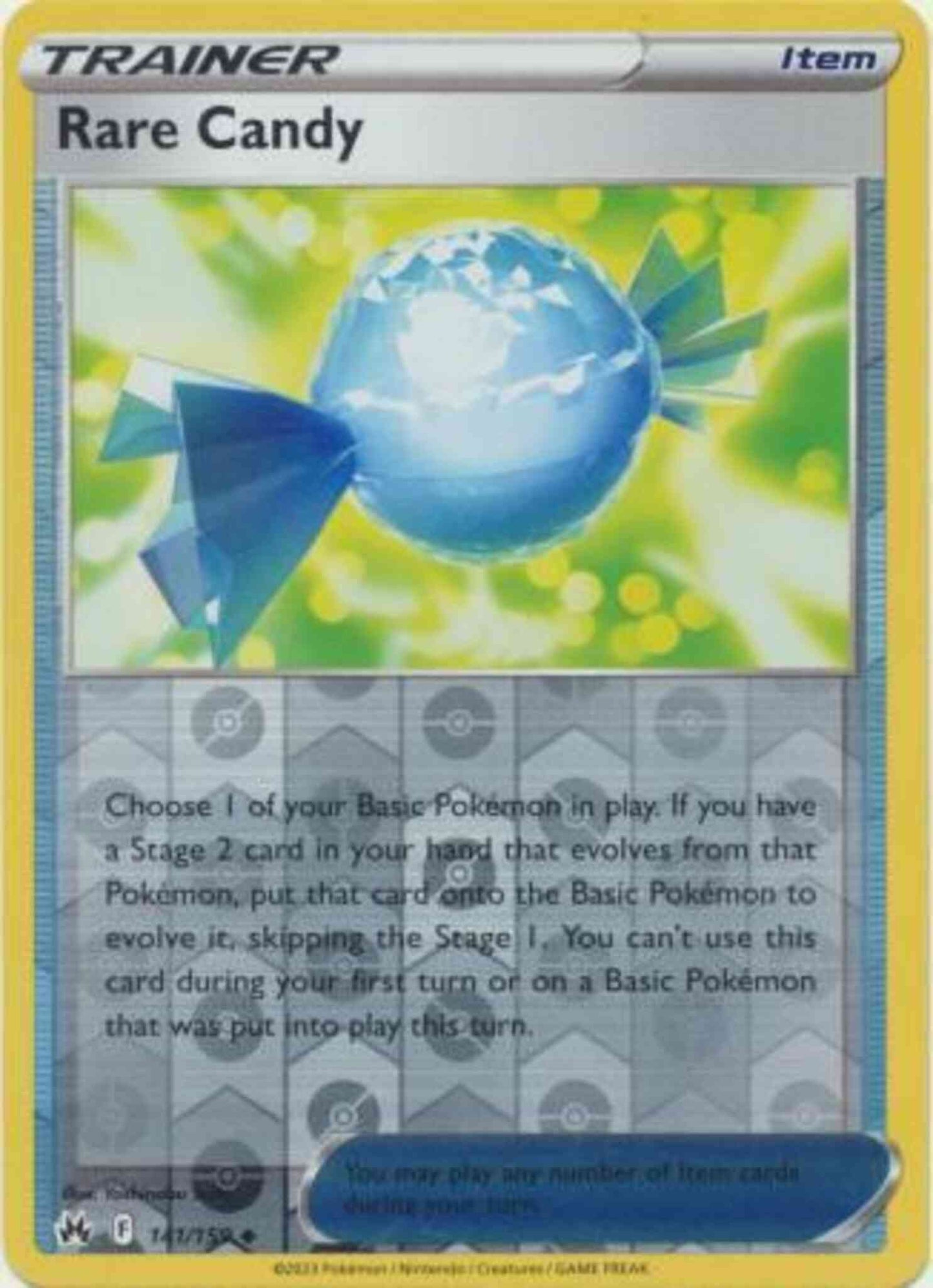 Rare Candy - 141/159 - Uncommon [swsh125-141] [Reverse Holo]
