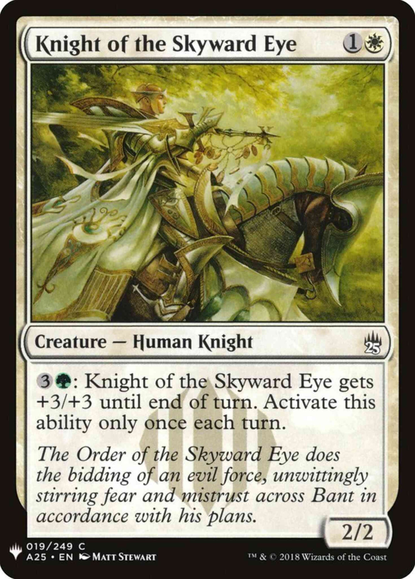 Knight of the Skyward Eye [A25-19] [The List] [Non-Foil]