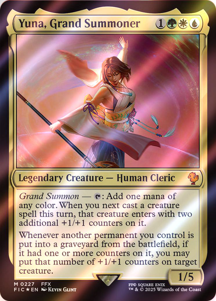 Yuna, Grand Summoner [227] [FINAL FANTASY: Commander] [Surge Foil]