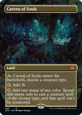 Cavern of Souls [402] [Borderless] [Double Masters 2022] [Non-Foil]