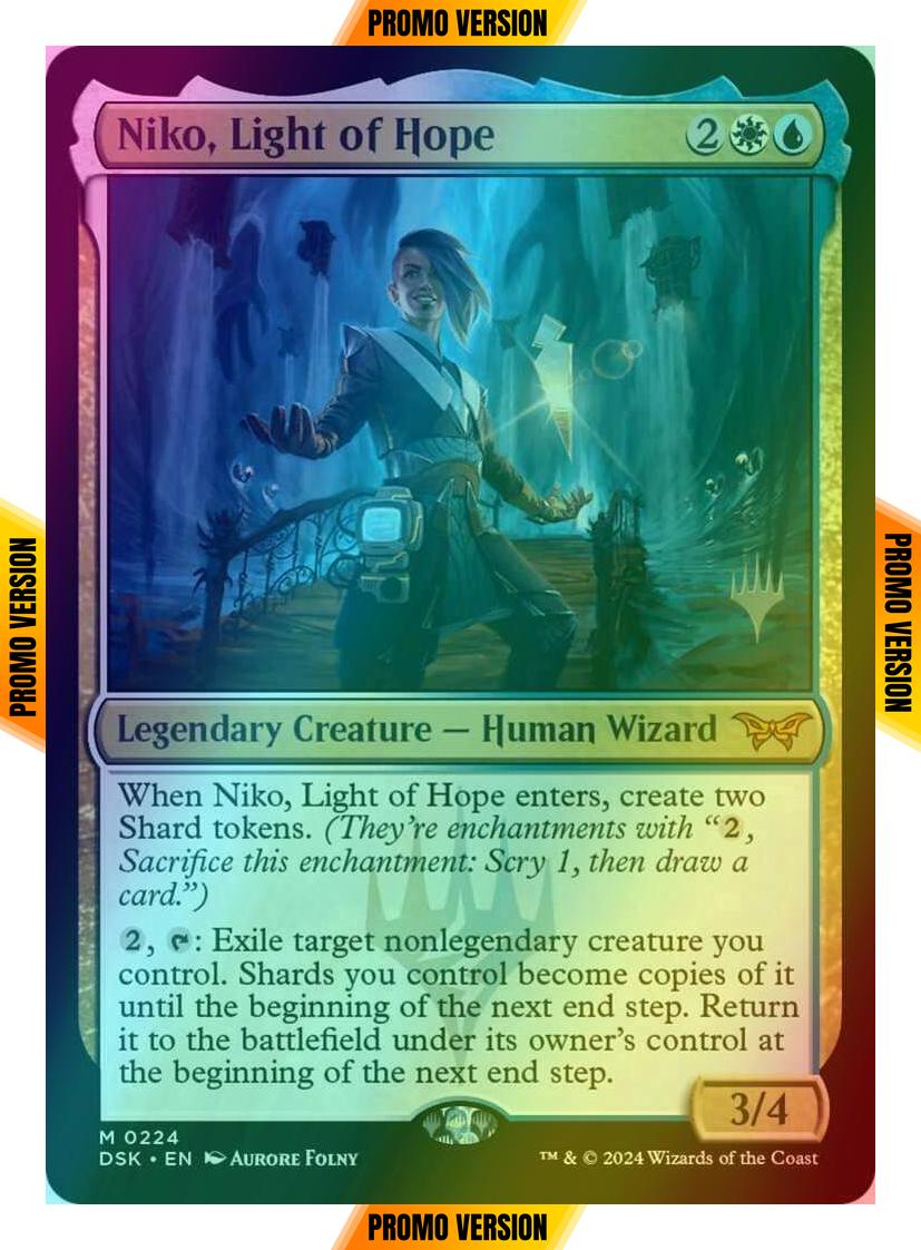 Niko, Light of Hope [224p] [Promo Pack] [Duskmourn: House of Horror: Promos] [Foil]