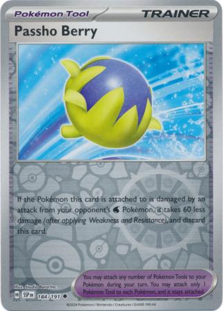 Passho Berry - 184/191 - Uncommon [sv08-184] [Reverse Holo]