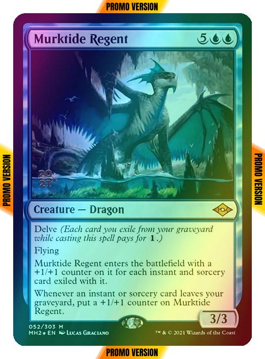 Murktide Regent [Prerelease] [52S] [Modern Horizons 2 Promos] [Foil]