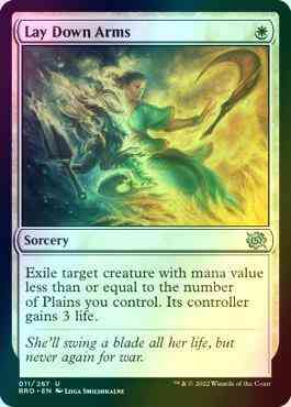 Lay Down Arms [11] [The Brothers' War] [Foil]
