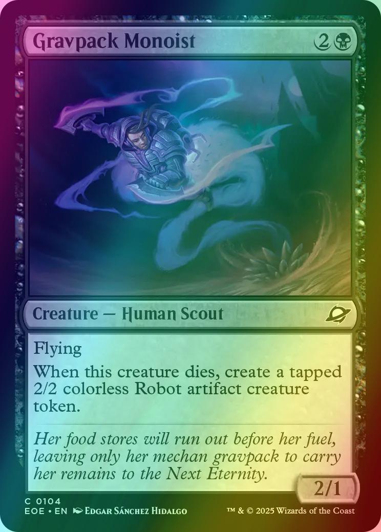 Gravpack Monoist [104] [Edge of Eternities] [Foil]