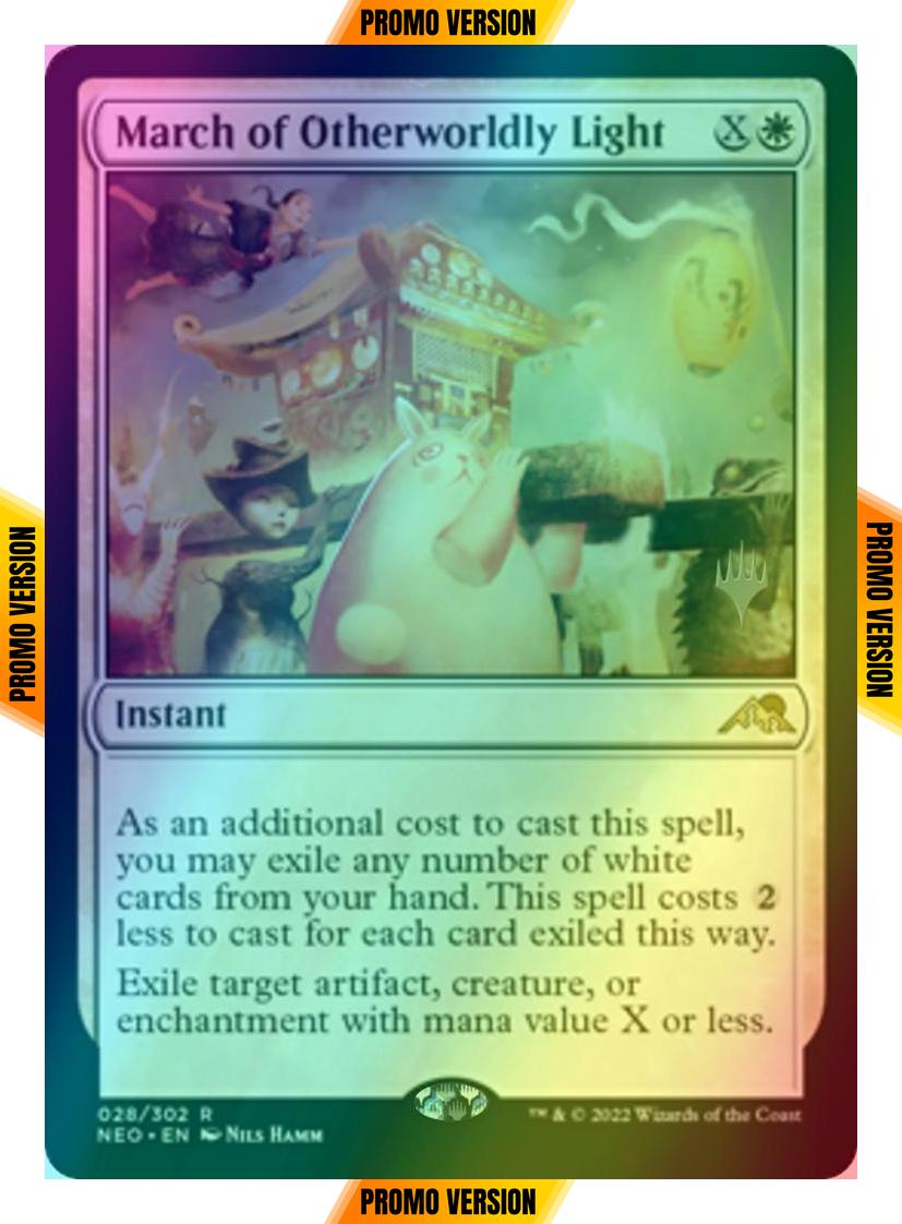 March of Otherworldly Light [Promo Pack] [28p] [Kamigawa: Neon Dynasty: Promos] [Foil]