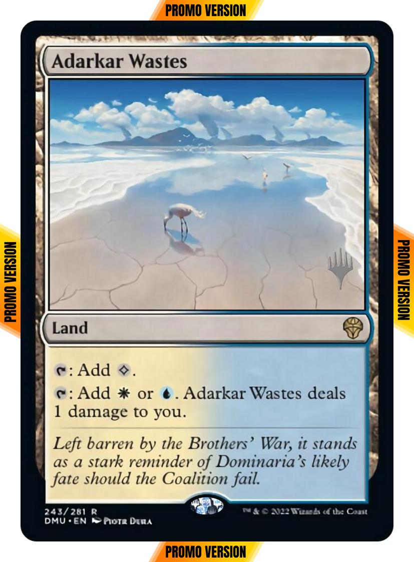 Adarkar Wastes [243p] [Promo Pack] [Dominaria United: Promos] [Non-Foil]
