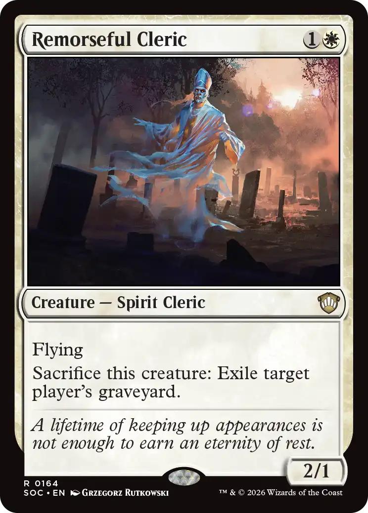 Remorseful Cleric [164] [Secrets of Strixhaven: Commander] [Non-Foil]
