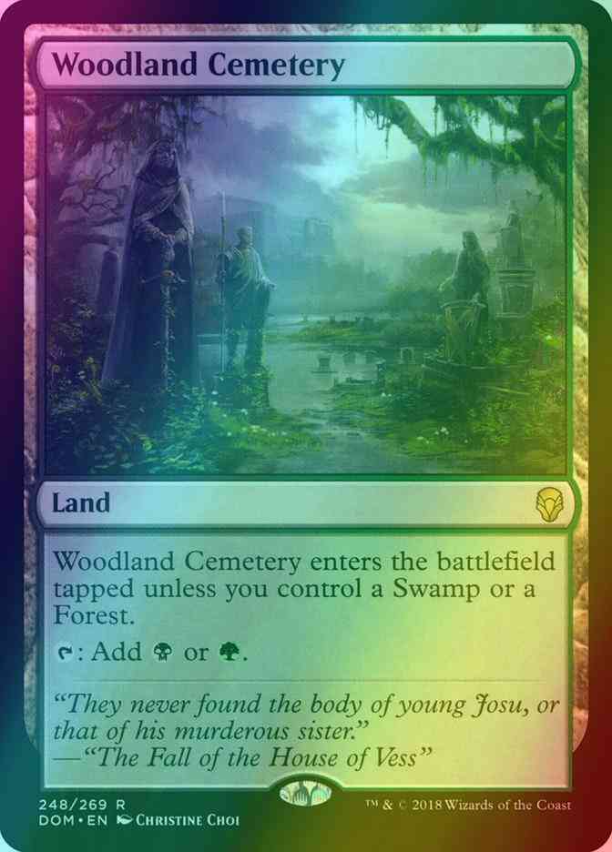 Woodland Cemetery [248] [Dominaria] [Foil]