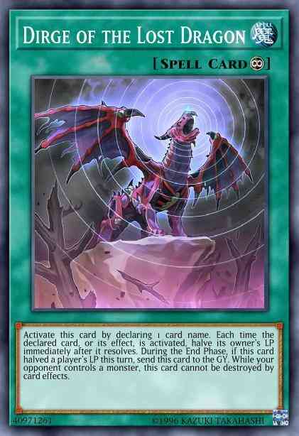 Dirge of the Lost Dragon - DANE-EN063 - Super Rare - Unlimited