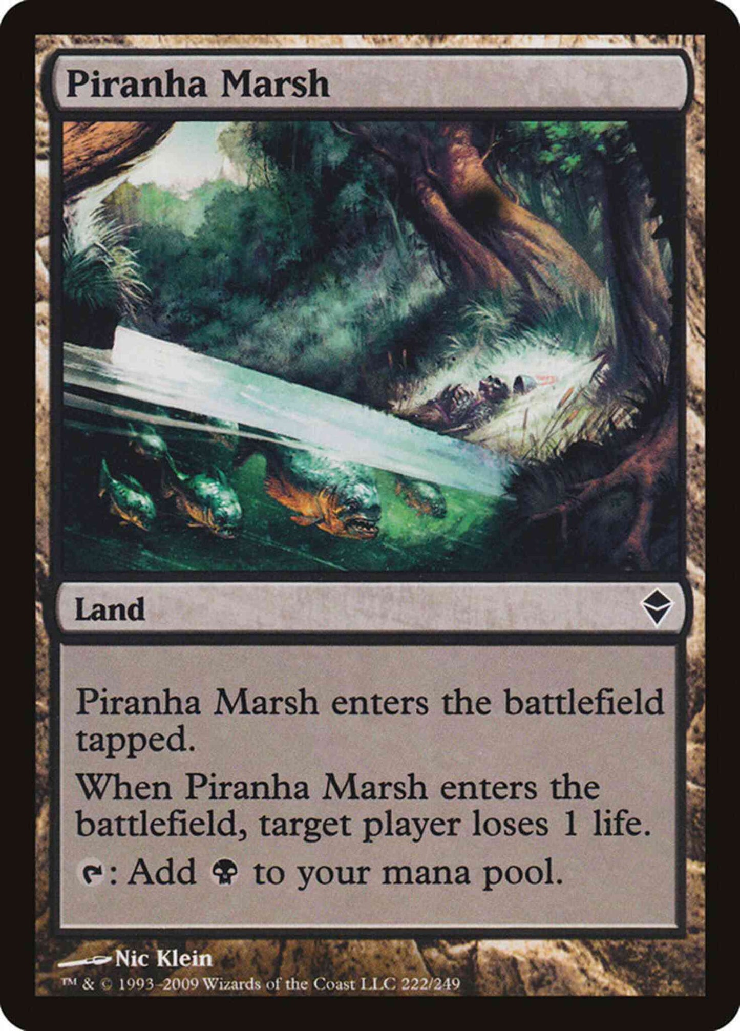 Piranha Marsh [222] [Zendikar] [Non-Foil]