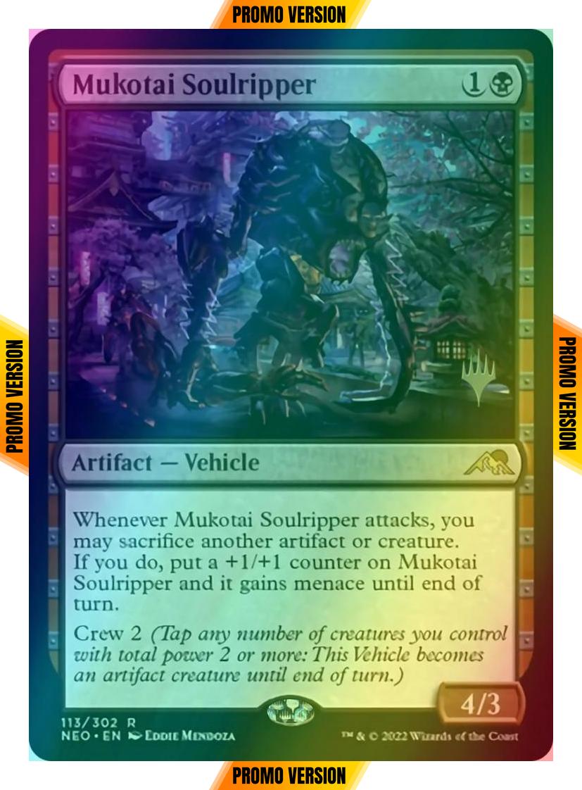 Mukotai Soulripper [Promo Pack] [113p] [Kamigawa: Neon Dynasty: Promos] [Foil]