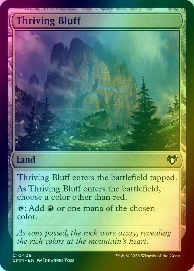 Thriving Bluff [429] [Commander Masters] [Foil]
