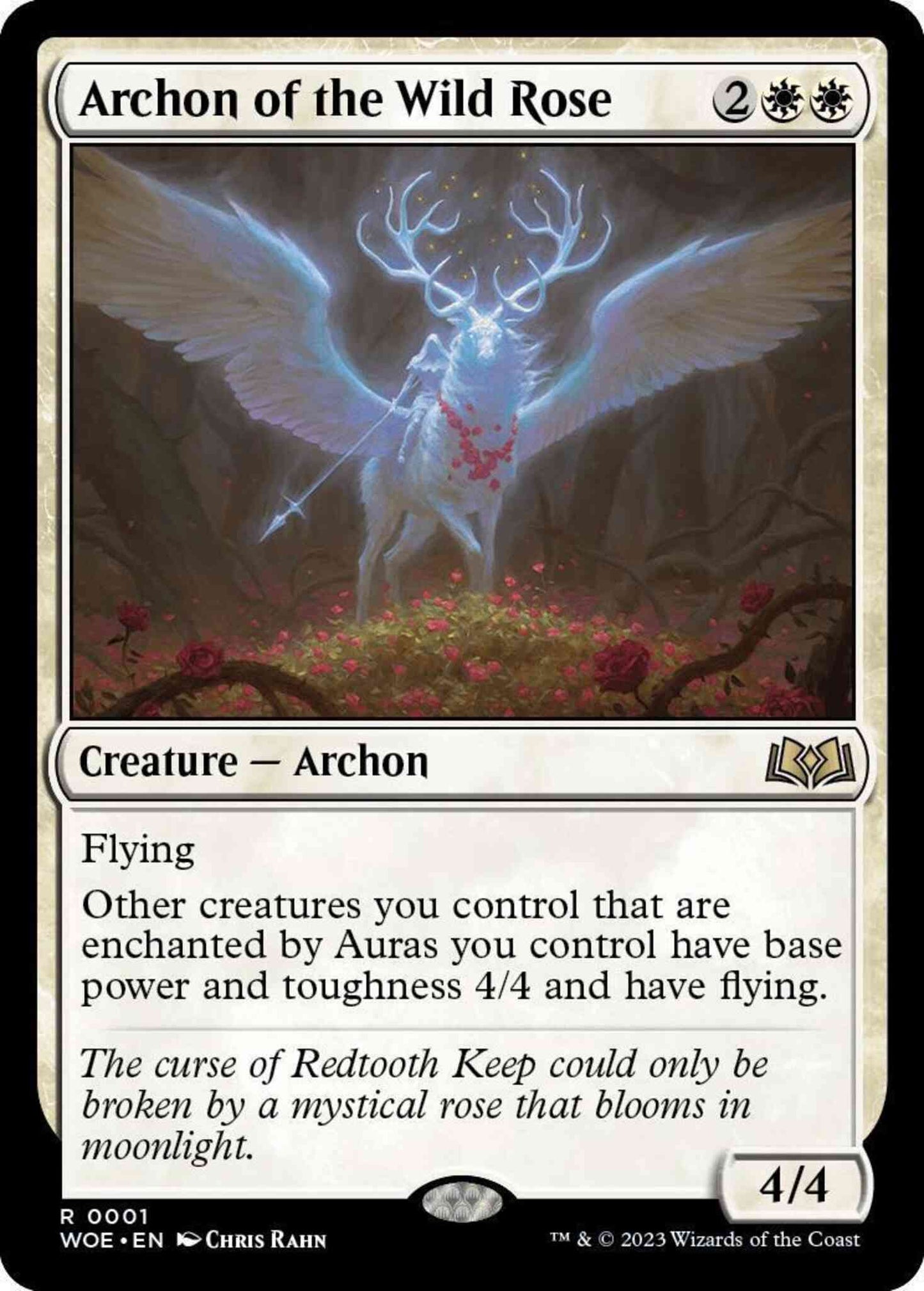 Archon of the Wild Rose [1] [Wilds of Eldraine] [Non-Foil]