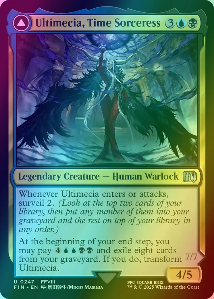Ultimecia, Time Sorceress // Ultimecia, Omnipotent [247] [FINAL FANTASY] [Foil]