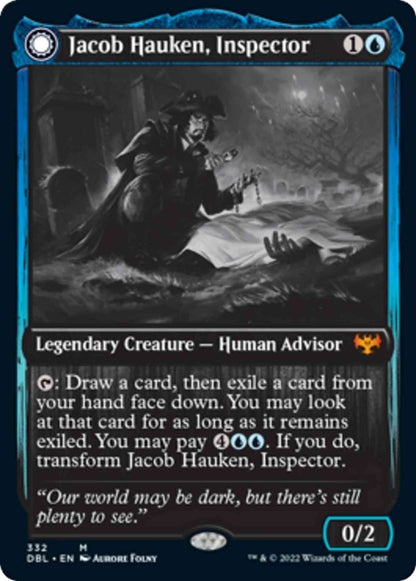 Jacob Hauken, Inspector // Hauken's Insight [332] [Innistrad: Double Feature] [Non-Foil]