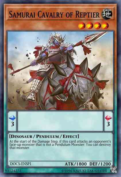 Samurai Cavalry of Reptier - DOCS-EN000 - Rare - Unlimited