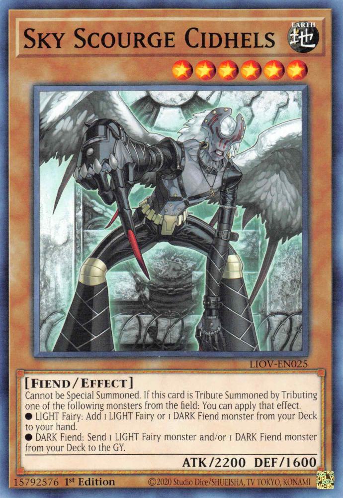 Sky Scourge Cidhels - LIOV-EN025 - Common - 1st Edition