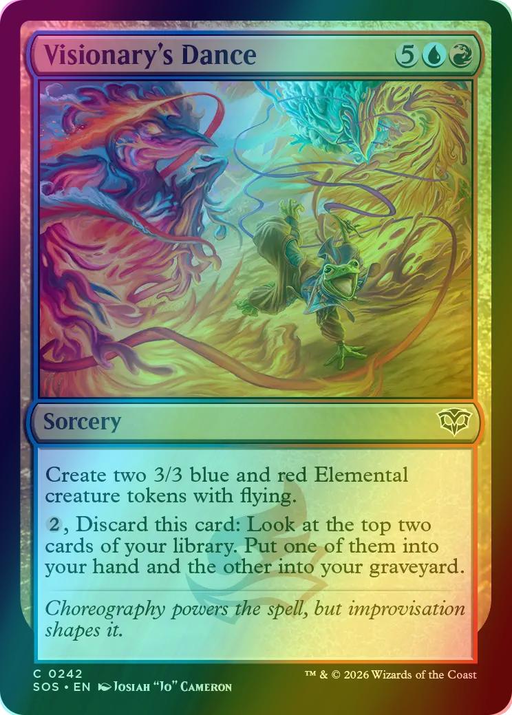 Visionary's Dance [242] [Secrets of Strixhaven] [Foil]