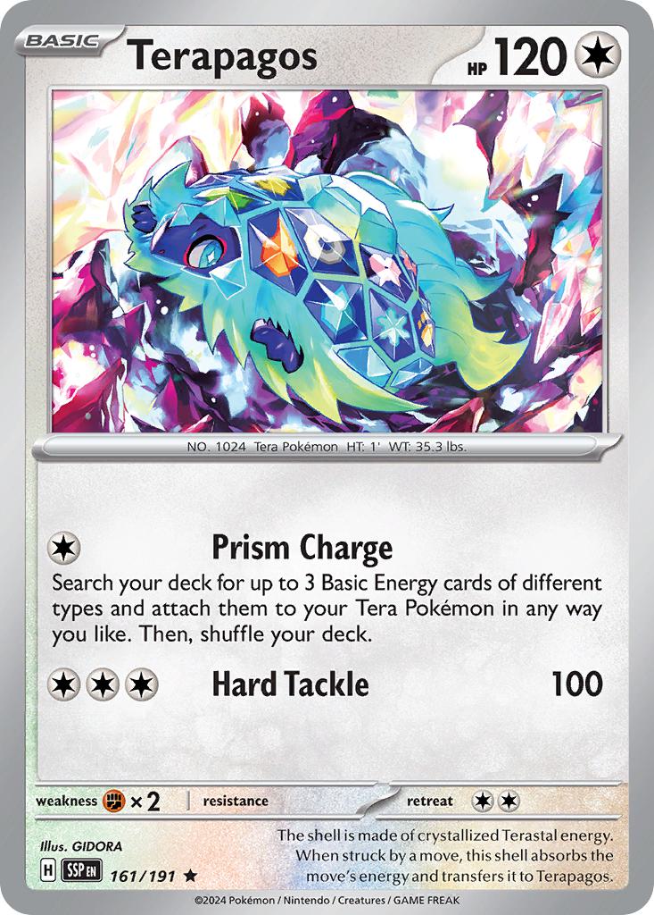 Terapagos - 161/191 - Rare [sv08-161] [Holo]