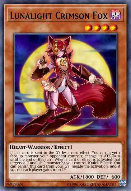 Lunalight Crimson Fox - BLHR-EN067 - Ultra Rare - 1st Edition
