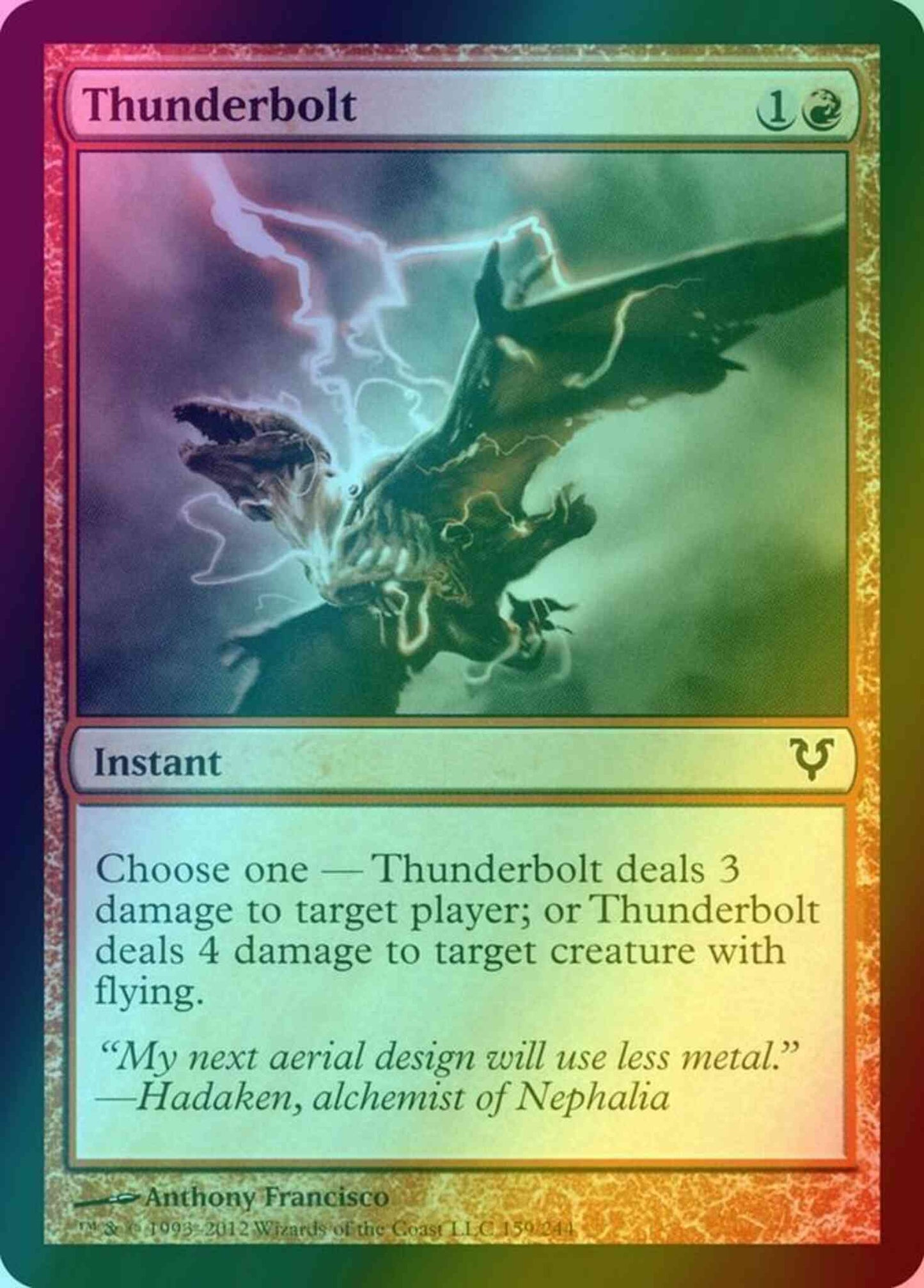 Thunderbolt [159] [Avacyn Restored] [Foil]