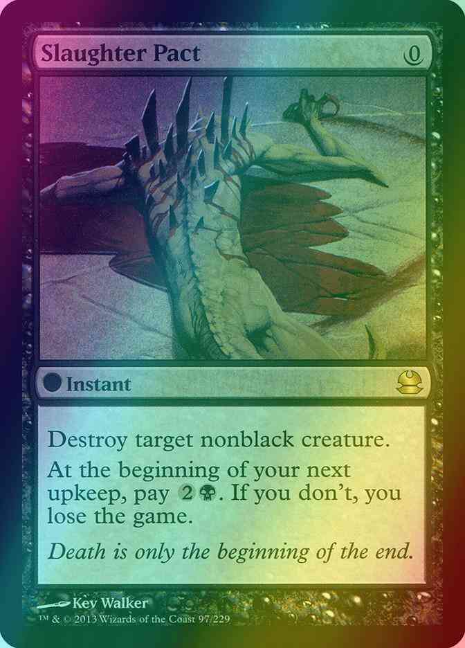 Slaughter Pact [97] [Modern Masters] [Foil]