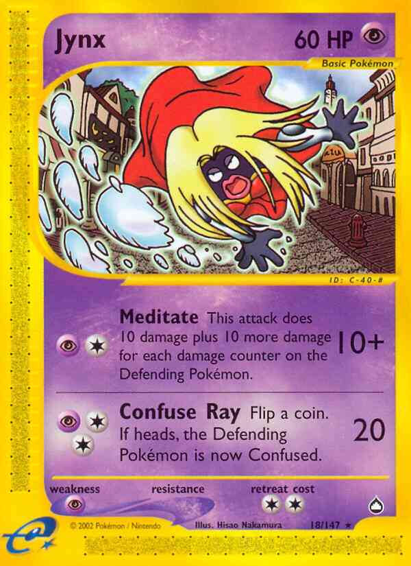 Jynx - 18/147 - Rare [ecard2-18] [Reverse Holo]