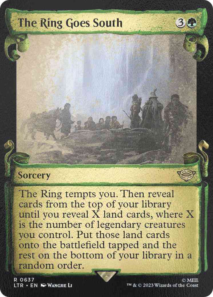 The Ring Goes South [637] [Scrolls Showcase] [The Lord of the Rings: Tales of Middle-earth] [Silver Foil]