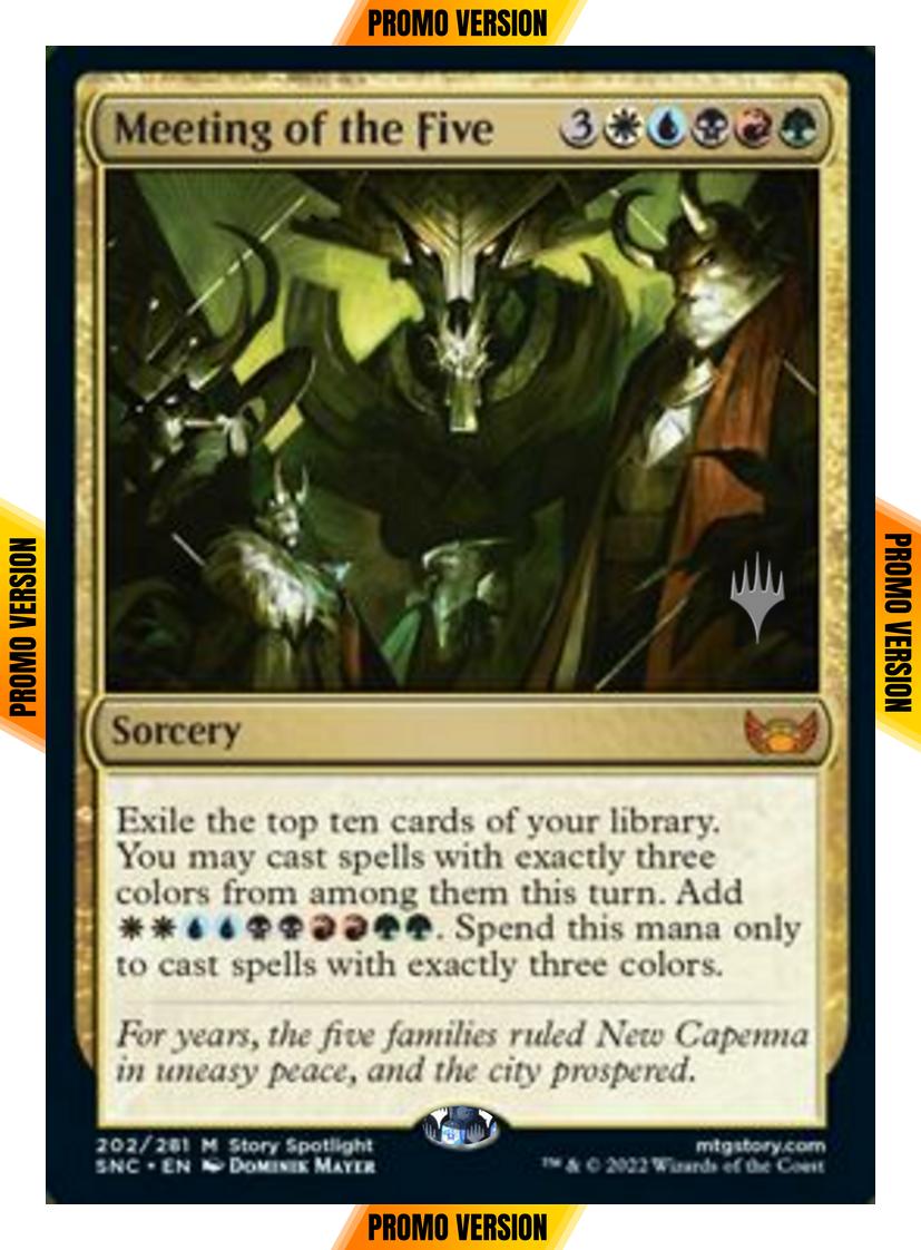 Meeting of the Five [Promo Pack] [202p] [Streets of New Capenna: Promos] [Non-Foil]