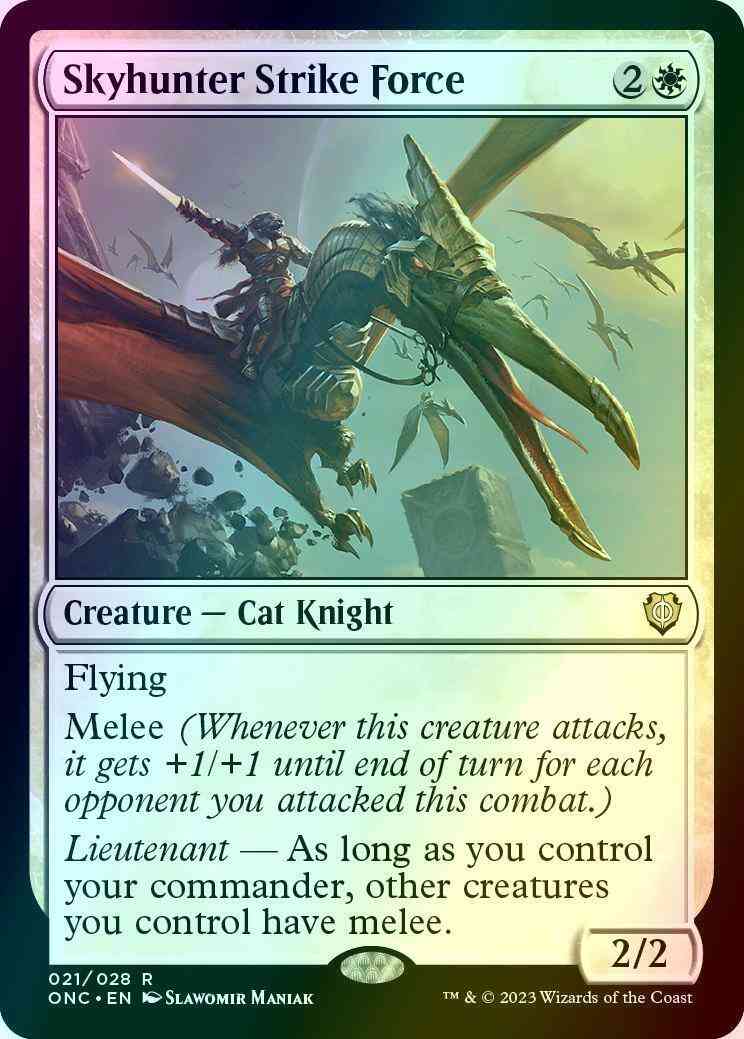 Skyhunter Strike Force [21] [Phyrexia: All Will Be One: Commander] [Foil]